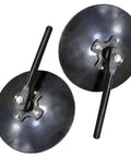 Disc Cultivator Garden Bedder And Hiller For Raised Rows On 3 Point Tractors 43 Inch Working Width shown with two steel discs