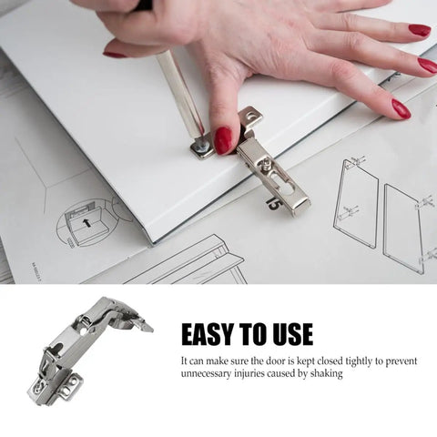 Heavy Duty 175 Degree Hydraulic Closet Door Hinges With Silent Damping For Wardrobe And Cabinet Doors installation process