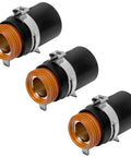 Plasma Cutter Retaining Caps and High Temperature Cutting Nozzles for 45 65 85 Series Rust Resistant Metal Cutting Replacement Parts 3 Pack