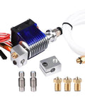 V6 Hot End Full Kit For 1.75mm 12V Bowden RepRap 3D Printer Extruder Parts With 0.4mm Nozzle Anti Leakage Design NTC Thermistor set