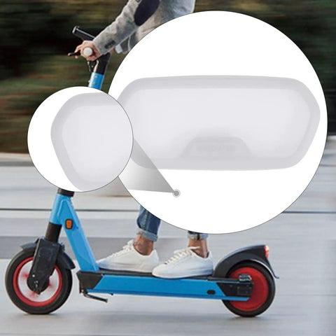 Silicone Dashboard Cover For E2 And E2 Pro Electric Scooters Clear Display Screen Protector Waterproof Scratch Resistant Case Easy Install Dashboard Shield For Scooter Console White on scooter.