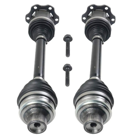 Front CV Axle Shaft Assembly Replacement For 2013-2017 Q5 2.0L 3.0L Left And Right Plug-and-Play Direct Fit Aftermarket Half Shaft Kit