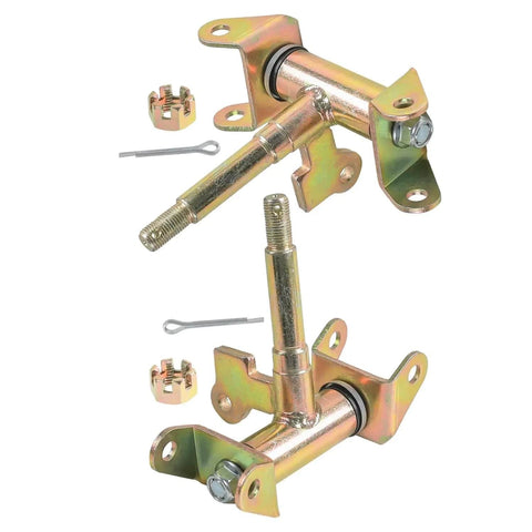 Heavy Duty Steering Knuckle Set For ATV Go Kart Quad Front Left And Right Spindles For 50cc To 250cc Drum Brake Rigs Steel Built