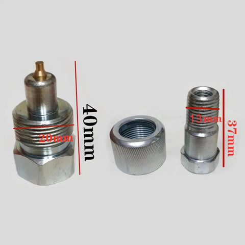 Beefy Heavy Duty Hydraulic Jack Coupler And Hydraulic Coupling Connector Replacement Parts Easy Install Fitting Durable Metal