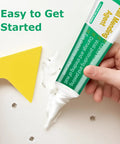 Drywall Repair Kit For Quick Hole Fill And Wall Mending, No Fuss Patch For Cracks And Dents, fast-dry spackle being applied to wall