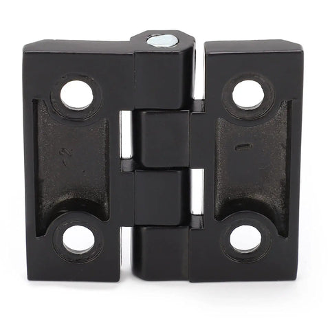 Whisper Quiet Self Closing Black Door Hinges With Double Spring Screws Included Interior Zinc Alloy Cabinet Hinge 47x50mm