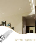 Lawsen Spring Clips Recessed Lighting 60 Pcs Downlight Panel Lamp Spring Clip Ceiling Lights Fitting Fixed Led on Clamps in ceiling setting