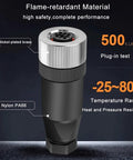 10 Pack M12 5 Pin Female A Code Straight Circular Sensor Aviation Connector Industrial Plug Waterproof IP67 4A 60V Quick Assembly Screw Wire Termination For Harsh Environments, showing detailed specifications and materials.