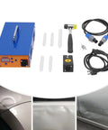 Magnetic Induction Dent Repair Tool For Cars With Digital Display 150KHz 1.38Kw Power Kit and car dent examples