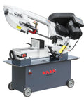 Heavy Duty Metal Band Saw For Pros With 7 By 12 Inch Capacity, 1.5HP Dual Voltage 115V 230V, Four Speed, Hydraulic Feed, Cuts Steel Pipe