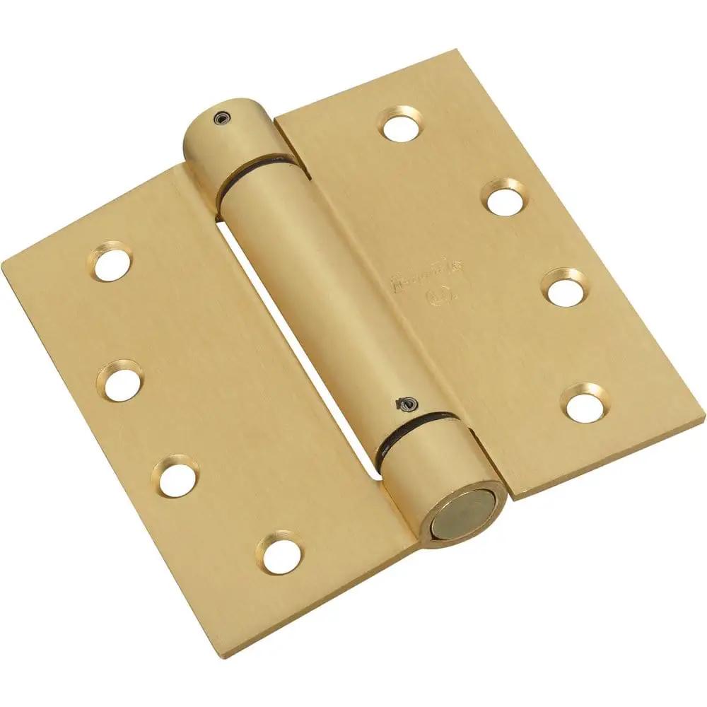 Brass Spring Hinges, 4 Inch tough for doors