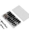 Go-To Computer Screws Kit 360Pcs Alloy Steel Micro Cross Fasteners Set For Laptops And Desktops M2 M2.5 M3 in organizer box