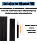 Pre Cut Self Adhesive Light Seal Foam Replacement Kit To Banish Light Leaks On Classic Cameras including pre-cut sponge and tools.