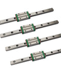 Mini Linear Rail Guide Set Four Pieces MGN12 MR12 150mm Length With Four MGN12 H Type Carriage Blocks for CNC Machines