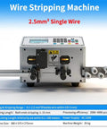 Auto Wire Stripping Machine For Precise Cable Peeling And Cutting Of 0.1 To 4 Mm2 Wires fast dual stripper cutter tool with control panel.
