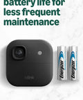 Top Tier Wireless Home Security Bundle With Crisp 2K Plus Outdoor Camera And Reliable Video Doorbell Featuring Hella Long Battery Life and Energizer batteries.