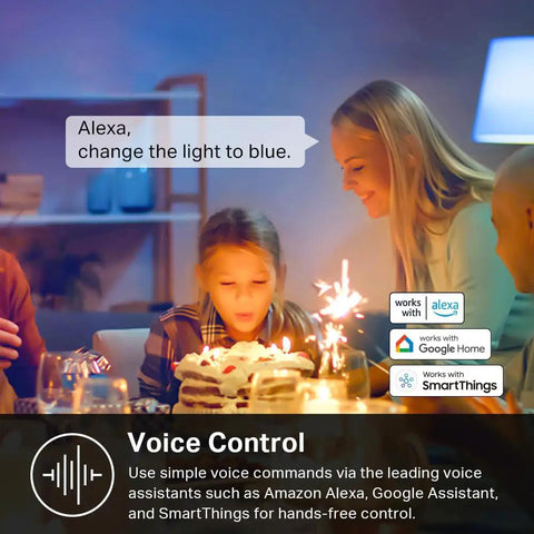 Lit Smart Multicolor Dimmable WiFi Light Bulb A19 9W 800 Lumens No Hub Required Works With Alexa And Google Home 2Ghz Color Changing And Auto White 2500K To 6500K 1 Pack