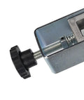 Close-up of Heavy Duty Manual Wire Stripper Machine For Copper Cables 0.04 To 1 Inch, featuring adjustable handle and steel mechanism.