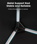 Close-up of metal support rod for Laser Engraving Enclosure For 700 By 700 By 400mm Machines, showing stability and design.