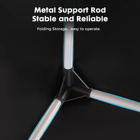 Close-up of metal support rod for Laser Engraving Enclosure For 700 By 700 By 400mm Machines, showing stability and design.