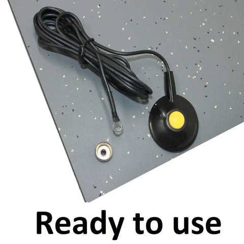 ESD Safe Floor Mat With Grounding Cable For Electronics Workbench Pro Grade Soldering Mat Heat Resistant Dual Layer Rubber