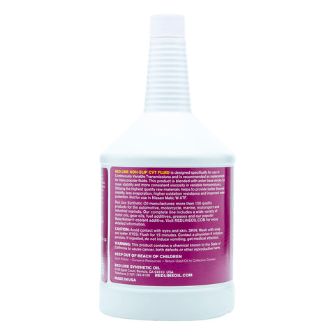 Premium Synthetic CVT Transmission Fluid Non-Slip Formula for Modern Automatics, Superior Thermal Stability and Friction Control, OEM-Style Replacement, Enhanced Shear Resistance, 1 Quart bottle