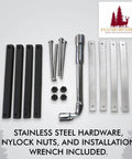Subatomic Hanger Guard Stirrup For Crossbows Fits R9 R10 R10X R15 R20 R29 R29X LR, stainless parts and wrench included