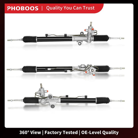 Beefed Up Hydraulic Power Steering Rack And Pinion Assembly For Acura MDX 2007 Through 2013 Direct Fit New Unit Leak Resistant Reference 26 2732 Premium Quality Aftermarket Replacement