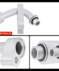 Top Tier AC Suction And Discharge Line Hose Assembly For Chevy Traverse GMC Acadia Buick Enclave showing detailed metal fittings.