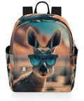 Mini Backpack Purse For Women With Adjustable Straps, featuring kangaroo pocket with sunglasses holder and multi functional design.