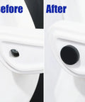 Before and after using Go To 76 Piece Black Silicone Hole Plugs Set Assorted Round Hole Sealing Stoppers For Tub Waterproof Tubing