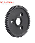 Durable Metal Spur Gear Set 54T 32P With 15T 17T 19T Pinions For Traxxas Slash side view showing 54T gear