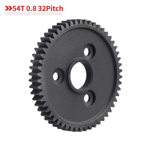 Durable Metal Spur Gear Set 54T 32P With 15T 17T 19T Pinions For Traxxas Slash side view showing 54T gear