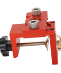 3 In 1 Pocket Hole Jig Kit With Aluminum Alloy Construction And Precise Engraved Scale shown in side view