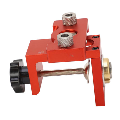 3 In 1 Pocket Hole Jig Kit With Aluminum Alloy Construction And Precise Engraved Scale shown in side view