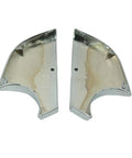Top Shelf Chrome Rearview Mirror Base Cover Trim Fits Tesla Model 3 2017-2021 Fresh Lower Side Wing Mirror Caps 1 Pair LH RH chrome caps