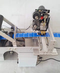 High Speed Round Bottle Labeling Machine Plus Slick Date Printer and Rock Solid Applicator for 150 mm wide containers.