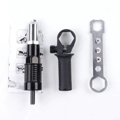 Top Tier Electric Rivet Tool Adapter Set Fits Cordless Drill With Alloy Steel Head And 2.4-4.8mm Capacity For Low Noise Diy Jobs And Pro Projects That Hit Smooth. cordless drill rivet adapter kit with alloy steel head, handle, and wrench