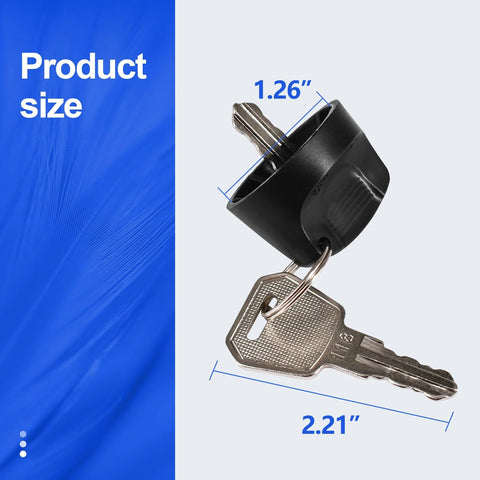 Ignition Keys For EP Electric Pallet Jacks Compatibility With E30 EZ30 EPT20-15ET JX1 JX2 Spare Key Set With Alloy Core And Plastic Handle