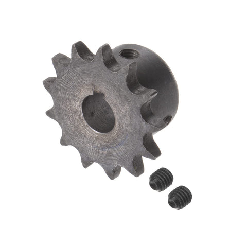 DIN ISO 06B Roller Chain Sprocket Thirteen-Tooth Three Eighth Inch Pitch Bore Twelve Millimeter A3 Carbon Steel High Hardness Motor Drive Gear Heavy Duty