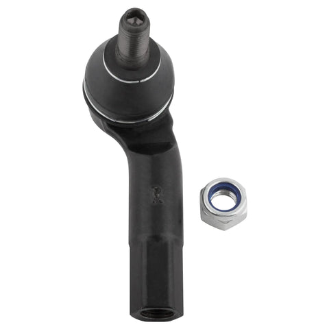 2-Pc Front Outer Tie Rod End Link Set For VW Beetle 1998-2010, Golf 1999-2005, 2006, Golf City 2007-2010, Jetta 1999-2004, 2005-2006, Jetta City 2007-2009, Replacement Steering Linkage, Heavy Duty Steel, Smooth Handling close-up with lock nut