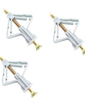 Heavy Duty Butterfly Drywall Anchors Kit With Self Drilling Screws Knockout Hollow Wall Fasteners For No Sweat Setup Using Ribbed Nylon Tubes On Interior Plasterboard Panels - close-up view of nylon anchors