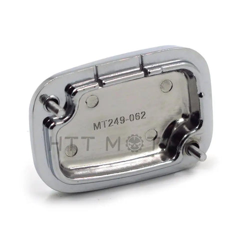 Underside view of Badass Chrome Front Brake Fluid Reservoir Cap for Harley-Davidson Electra Glide Classic Ultra Road Glide Ultra