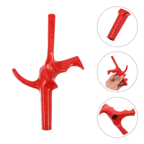 Red Pro Grade Fencing Foil Epee Handle Replacement Grip With Conductive Wire Stainless Steel Blade for easy Adult Foil Training