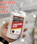 Pro Level Concrete Crack Filler Brings The Vibe With Architectural Matte Finish and waterproof caulking glue in a 7.04 oz pouch.