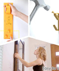 Heavy Duty Picture Hangers And Hooks That Hang Heavy Frames Without Any Drama No Sweat Setup With Included Metal Nails For Quick Wall Art Display and Mirror Mounting, showing easy setup and use.