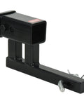 1-1/4 To 2 Inch Hitch Adapter With 4-1/4 Inch Rise Or Drop, 3500 Lbs GTW, Includes Pin And Clip, Converts Receiver Size For Bike Racks Or Cargo Carriers.