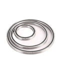 2 Pieces Ultra Thin Precision Cross Roller Bearings Perfect For Robot Joints And High Speed Applications With Deep Groove Ball Designs That Rock - stacked rings design