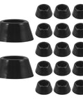 20Pcs Rubber Furniture Leveling Pads With Stainless Steel Screws Non Slip Vibration Absorbing Feet For Hardwood Floors Protects Floors And Stabilizes Sofas Chairs Tables Cabinets And More