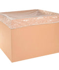Pack Of 25 Clear Elastic Covers For 65 Inch Square Gaylord Boxes Built Tough to secure 65x65 inch box with clear shroud.